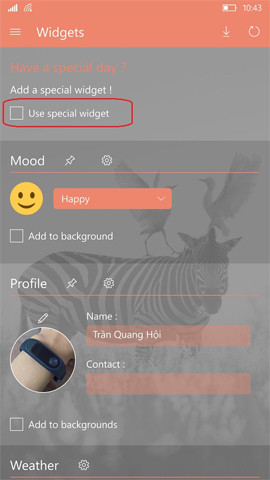 Create unique lock screen on Windows 10 Mobile by Win Screens Picture 6
