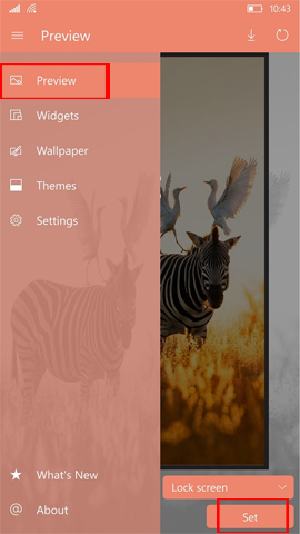 Create unique lock screen on Windows 10 Mobile by Win Screens Picture 7