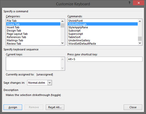 Create useful shortcuts for Office 2013 Picture 4