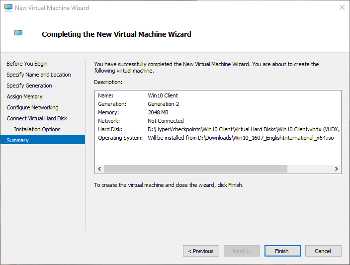 Create virtual machines with Hyper-V on Windows 8 and Windows 10 Picture 36