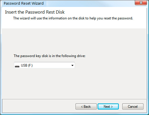 Create Windows Password Reset Disk on Windows 7 with USB Flash Drive Picture 7