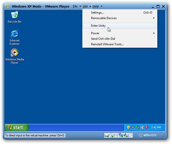 Create XP Mode for Windows 7 Home and Windows Vista versions Picture 19