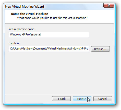 Create XP Mode for Windows 7 Home and Windows Vista versions Picture 8