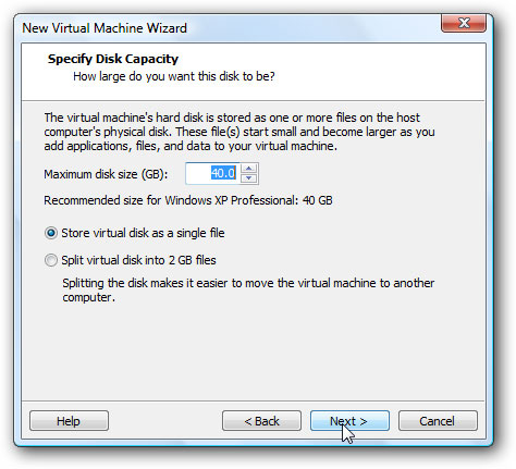 Create XP Mode for Windows 7 Home and Windows Vista versions Picture 9