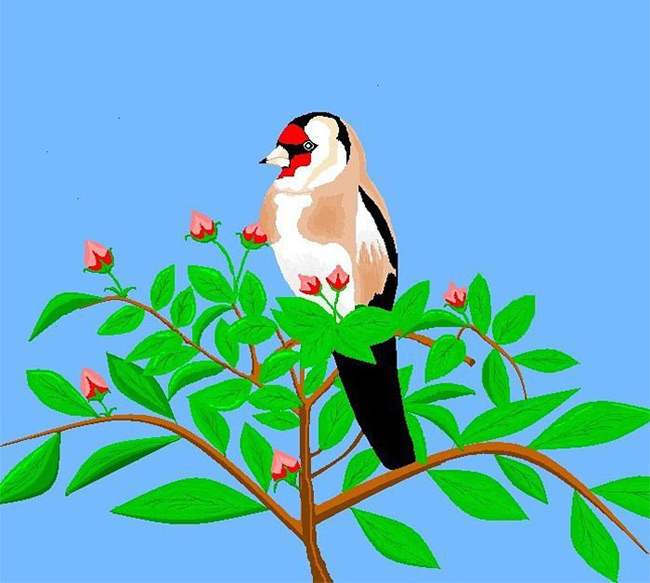 Creating beautiful paintings with Paint, 87-year-old grandmother became hot Instagramer Picture 8