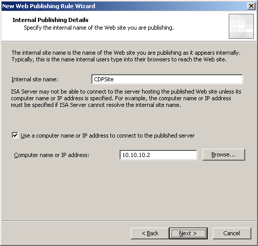 Creating SSL Server 2008 Server with ISA 2006 Firewalls (Part 2) Picture 10