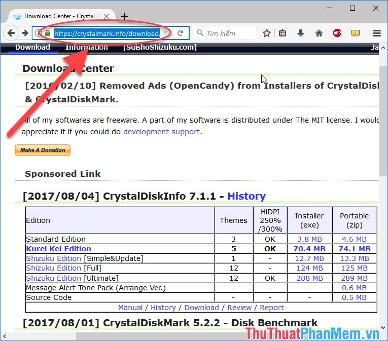 CrystalDiskInfo - Software to check information on the health of your hard drive Picture 1