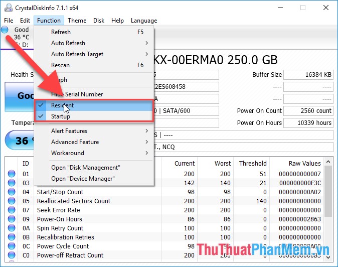 CrystalDiskInfo - Software to check information on the health of your hard drive Picture 7