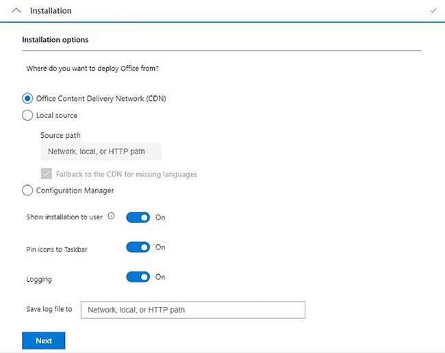 Customize settings or change Microsoft Office with Office Deployment Tool Picture 5