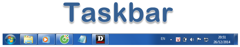 Customize the Taskbar Picture 1