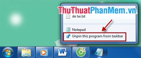 Customize the Taskbar Picture 9