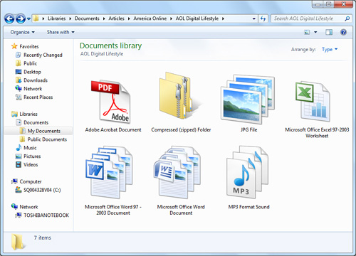 Customize Windows Explorer in Windows 7 Picture 16