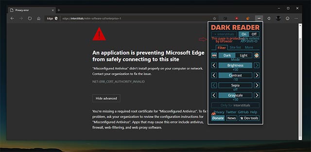 Dark mode in Microsoft Edge has been edited more appropriately Picture 6