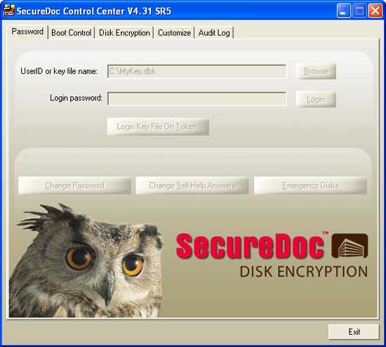Data protection with SecureDoc 4.3 Picture 2