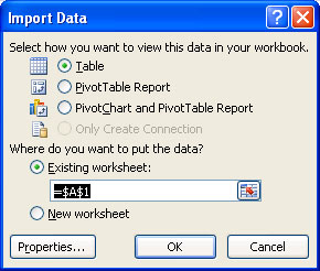 DB2 9 and Microsoft Excel 2007 - Part 1: Get data Picture 14