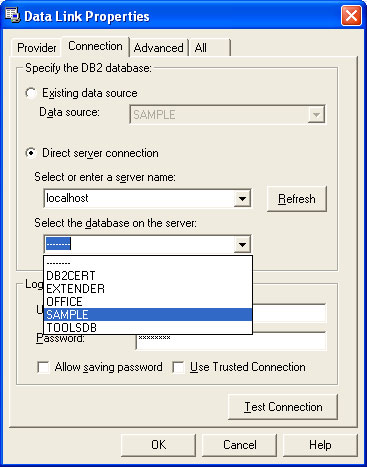 DB2 9 and Microsoft Excel 2007 - Part 1: Get data Picture 8
