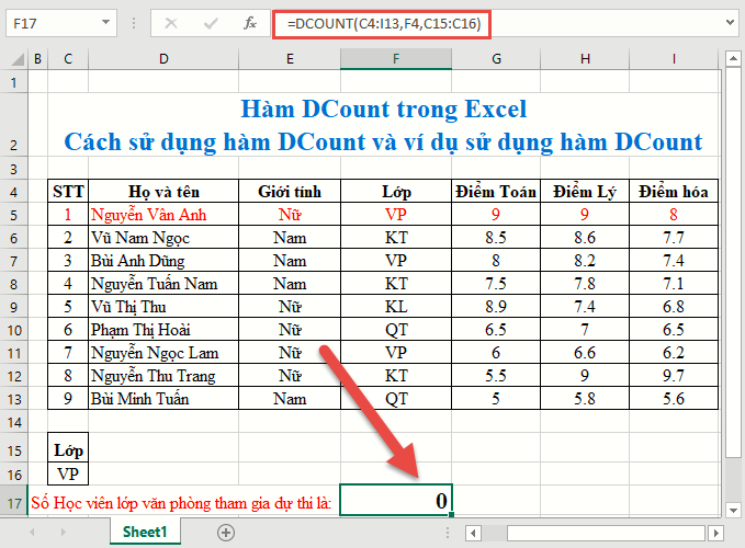 DCount function in Excel - How to use the DCount function and examples ...