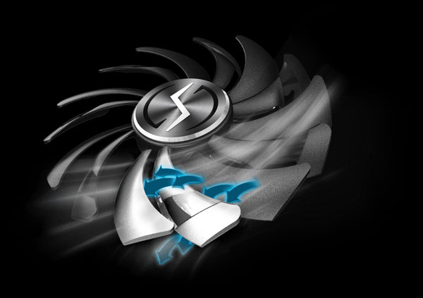 Decode the super exclusive cooling fan design from the world famous graphics card brands Picture 7