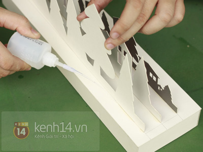 Decorate the room with a beautiful Christmas paper cover pattern Picture 11