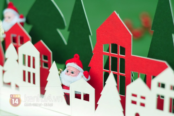 Decorate the room with a beautiful Christmas paper cover pattern Picture 15