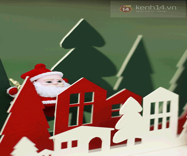 Decorate the room with a beautiful Christmas paper cover pattern Picture 16