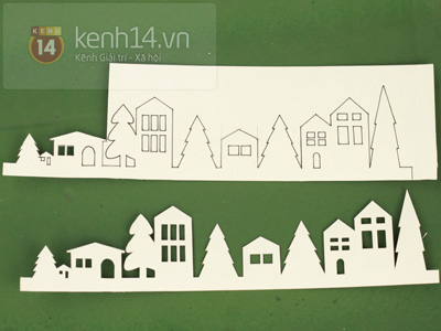 Decorate the room with a beautiful Christmas paper cover pattern Picture 4