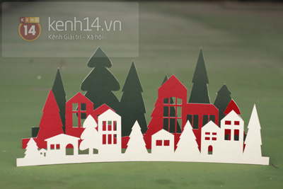 Decorate the room with a beautiful Christmas paper cover pattern Picture 5