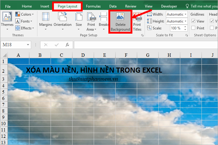 Excel, xóa màu nền là tính năng mới nhất của phần mềm này. Bằng cách chọn và xóa một màu nền trong một bảng tính, bạn sẽ tạo ra các bảng tốt hơn để phục vụ cho các công việc và trình bày tốt hơn.