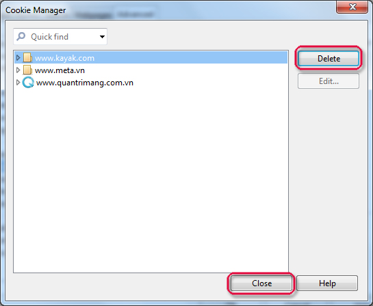 Delete cookies in popular browsers Picture 20