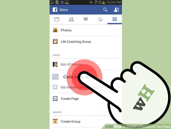 Delete Facebook fanpage on computer and phone Picture 10