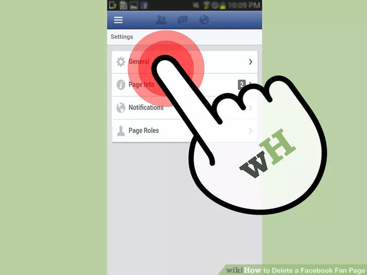 Delete Facebook fanpage on computer and phone Picture 12