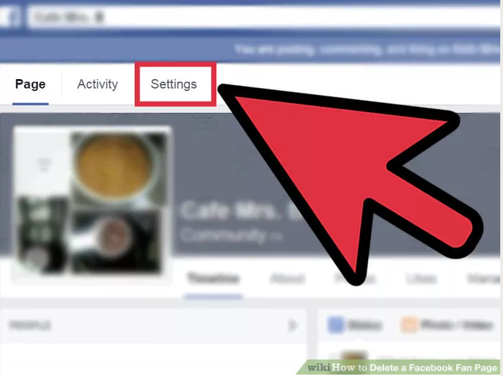 Delete Facebook fanpage on computer and phone Picture 4