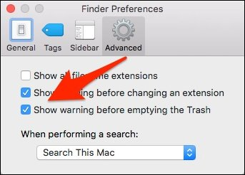 Delete files on Mac directly without the Trash trash Picture 4