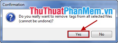 Delete photo album music files with Tag & Rename Picture 4