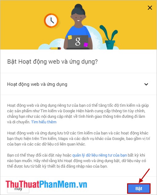 Delete search history on Google Picture 10