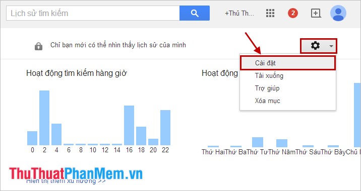 Delete search history on Google Picture 7