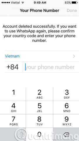 Delete WhatsApp account on phone in 6 steps Picture 6