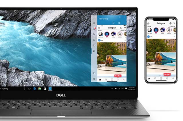 Dell Mobile Connect supports transferring data from iPhone to Windows 10 Picture 1