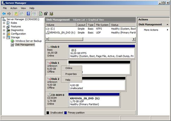 Deploy CCR Cluster of Exchange 2007 SP1 on Windows Server 2008 Failover Cluster (Part 1) Picture 1