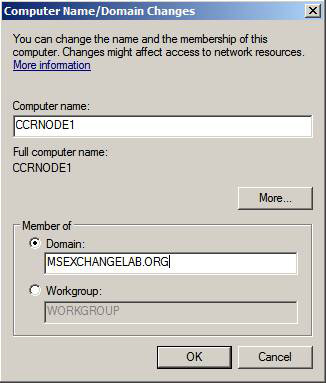 Deploy CCR Cluster of Exchange 2007 SP1 on Windows Server 2008 Failover Cluster (Part 1) Picture 15