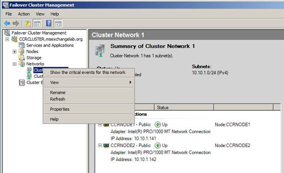 Deploy CCR Cluster of Exchange 2007 SP1 on Windows Server 2008 Failover Cluster (Part 2) Picture 11
