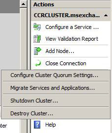 Deploy CCR Cluster of Exchange 2007 SP1 on Windows Server 2008 Failover Cluster (Part 2) Picture 15