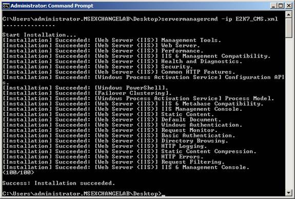 Deploy CCR Cluster of Exchange 2007 SP1 on Windows Server 2008 Failover Cluster (Part 2) Picture 2