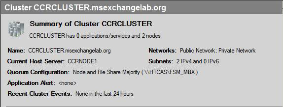 Deploy CCR Cluster of Exchange 2007 SP1 on Windows Server 2008 Failover Cluster (Part 2) Picture 20