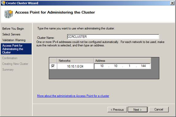 Deploy CCR Cluster of Exchange 2007 SP1 on Windows Server 2008 Failover Cluster (Part 2) Picture 7
