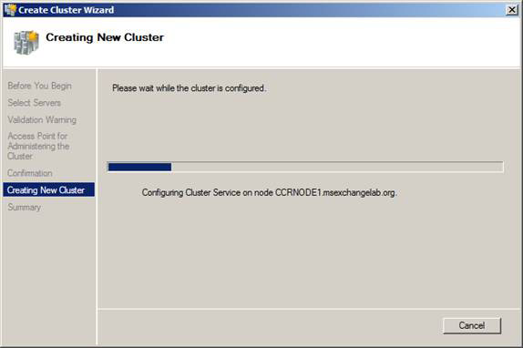 Deploy CCR Cluster of Exchange 2007 SP1 on Windows Server 2008 Failover Cluster (Part 2) Picture 9