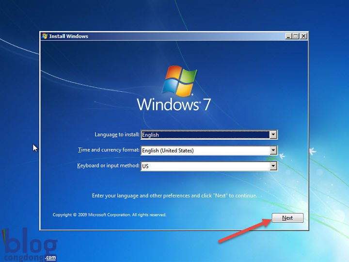 Detailed instructions on how to install Windows 7 for beginners Picture 6