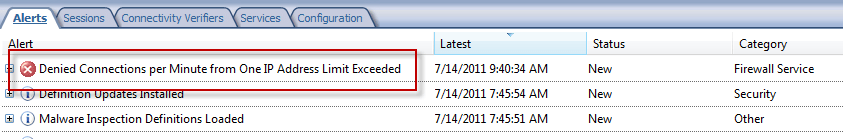 Detect and prevent intrusion in Forefront TMG - Part 1: Behavior detection Picture 10