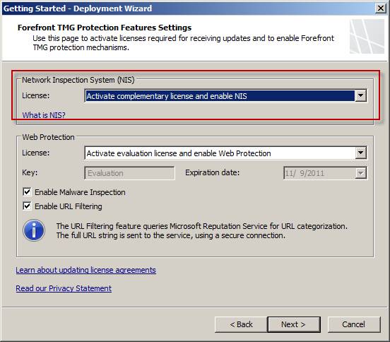 Detecting and preventing intrusion in Forefront TMG - Part 2: NIS Picture 1