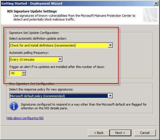 Detecting and preventing intrusion in Forefront TMG - Part 2: NIS Picture 2